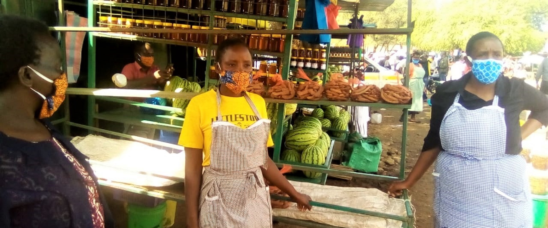 Kenya, mascherine autoprodotte distribuite nelle comunità di Baringo_mani tese 2020